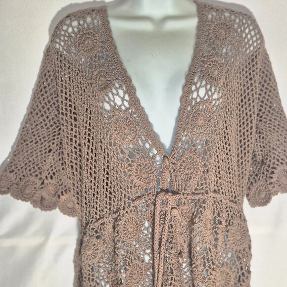 LIZ CLAIBORNE beautiful Crocheted Cardigan sweater in size 2XL - Picture 9 of 16